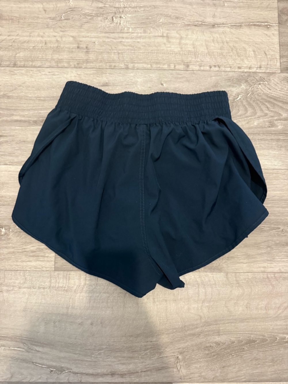 Women’s Elastic Waist Athletic Shorts — Navy